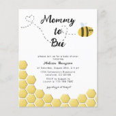 Budget mammie om schattig Baby shower uitnodiging (Voorkant)