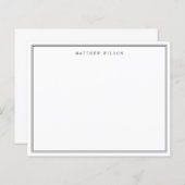 Budget Mannen kaart met dubbele grens voor bedrijv (Voorkant / Achterkant)