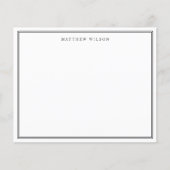 Budget Mannen kaart met dubbele grens voor bedrijv (Voorkant)