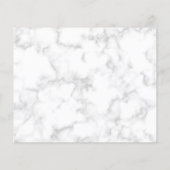 Budget Marble Photo Celebration Of Life Invitation (Achterkant)