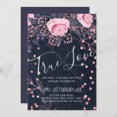 BUDGET marine roze Rosegold Wedding Floral (Voorkant / Achterkant)