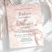 Budget Marmer Roos Gold Glitter Weddenschap