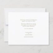 Budget Married & Merry Newlywed Photo Christmas  (Achterkant)