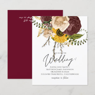 BUDGET Marsala Rozen Sunflower Weddenite