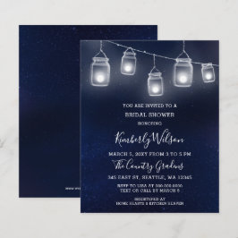 Budget Mason Jars Bridal Shower