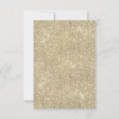 Budget Masquerade Bourgogne Gouden Glitter Verjaar Notitiekaartje (Achterkant)