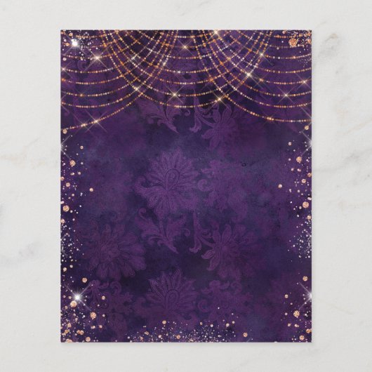 Budget masquerade paars roos gold 16 (Achterkant)