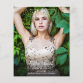 Budget Mastered It Gold Afstuderen Foto Announceme Flyer (Voorkant)