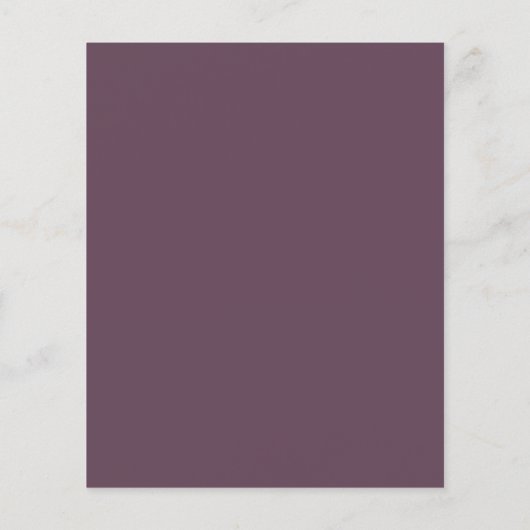 Budget Mauve Paars Joyful-kerstfoto (Achterkant)