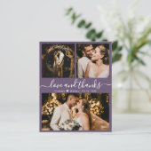 Budget Mauve Photo Collage Weddenschap Hartelijk d (Staand voorkant)