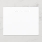 Budget MD Black & White Calligraphy Photo Simple 3 Flyer (Achterkant)