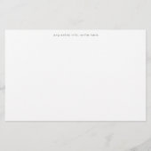 Budget MD zwart-witkalligrafie Foto Simple 2 Flyer (Achterkant)