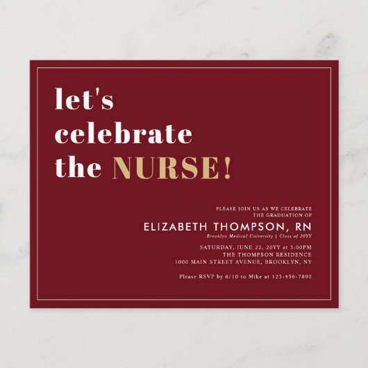 Budget Medical School Afstudeerder Verpleegkundeaf (Voorkant)