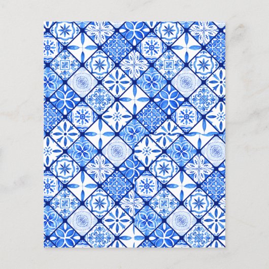 Budget Mediterraanse citroen bruiloft Save the Dat (Achterkant)