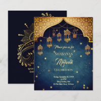 Budget Mehndi Arabian Moroccan design nodigt