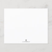 Budget Meisje Baby shower Lente Thema Flyer (Achterkant)