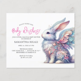 Budget Meisje Baby shower Lente Thema Flyer