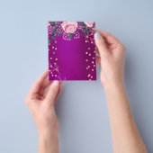 BUDGET  meisje-GEBEURTENIS of Sjabloon BEDRIJF Flyer (Hand)