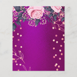 BUDGET  meisje-GEBEURTENIS of Sjabloon BEDRIJF Flyer