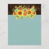 BUDGET  meisje-GEBEURTENIS of Sjabloon BEDRIJF Flyer (Achterkant)