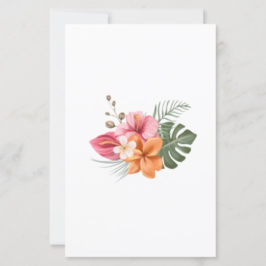 Budget Meisje Oerwoud Safari Baby Sprinkle (Achterkant)