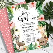 BUDGET Meisje Oerwoud Safari Groen Baby shower