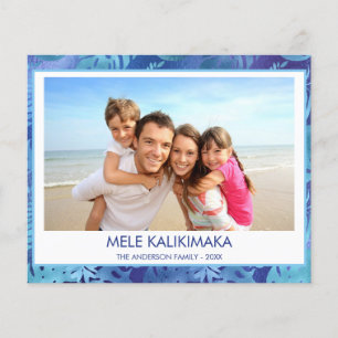 BUDGET MELE KALIKIMAKA HAWAIIAANSE TROPISCHE FOTO FLYER
