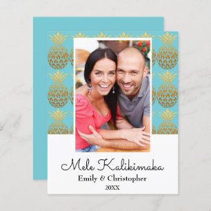 Budget Mele Kalikimaka - kerstfotokaart