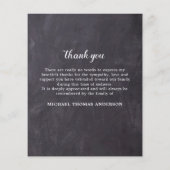 Budget Memorial 5 Foto Collage Sympathie Dank u (Achterkant)