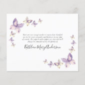 Budget Memorial - Bedankt | Butterflies (Voorkant)