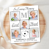 Budget Memorial Elegant 5 Foto Sympathie Dank u