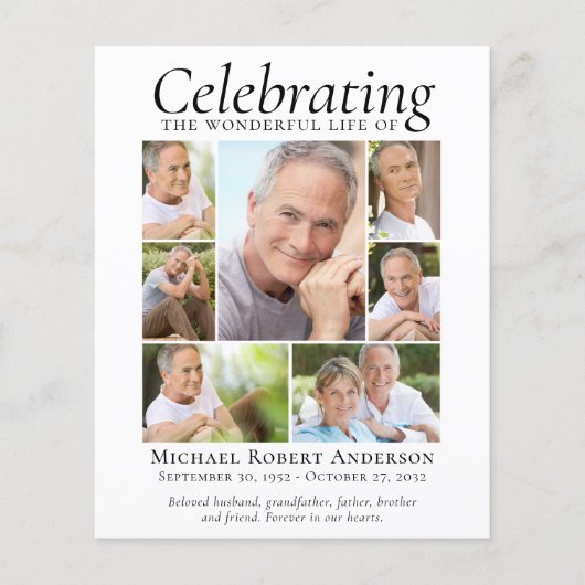 BUDGET Memorial Foto Collage Hartelijk dank (Voorkant)