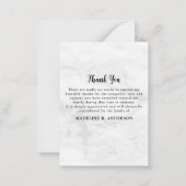 Budget Memorial Foto Sympathie Funeral Dankuwel Notitiekaartje (Achterkant)