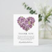 BUDGET Memorial - Hartelijk dank | Hydrangea Heart (Staand voorkant)