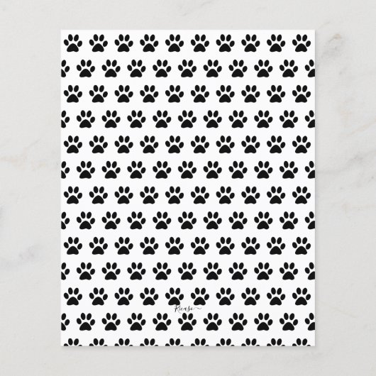 BUDGET Meowy kerstpas met kerstmis Kaart (Achterkant)