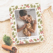 Budget Merry Alles Kerstmis Holly Foto