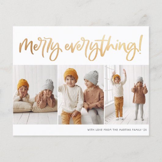 Budget Merry Alles Script 3 FotoKerstmis (Voorkant)