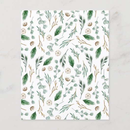 Budget Merry & Bright Kerstfeestdag Foto (Achterkant)