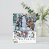 Budget Merry kerstboom 4 Foto Jaar in Review (Staand voorkant)