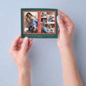 Budget Merry kerstfoto collage vakantie Flyer (Hand)