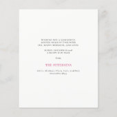 Budget Merry kerstfoto Red Holiday Kaart (Achterkant)