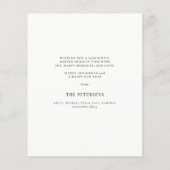 Budget Merry kerstfoto Red Holiday Kaart (Achterkant)