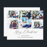 Budget Merry Kerstle Chic 5 Foto<br><div class="desc">** SATIN PAPIER IS PAPIER THIN. UPGRADE HET PAPIER VOOR EEN THICKER, KAART PAPIER. HEEFT EEN OPTIE VOOR BEVELINGEN. *** Bespaar geld op uitnodigingen met deze kleinere uitnodiging die een optie voor enveloppen heeft. Verstuur wat feestvreugde en met uw prettige kerstkaart Chic 5 multi-fotokaarten. Wil je een grotere kaart of...</div>