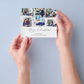 Budget Merry Kerstle Chic 5 Foto Flyer (Hand)