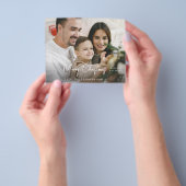 Budget Merry Kerstminimalist H Foto Flyer (Hand)