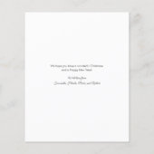 Budget Merry Kerstmis Avocado Gag Custom Card (Achterkant)