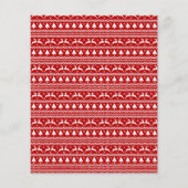 Budget Merry Kerstmis Fun Script-foto Verticaal (Achterkant)