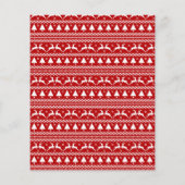 Budget Merry Kerstmis Fun Script-foto Verticaal Flyer (Achterkant)