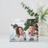 Budget Merry Kerstmis Fun Script Photo HH (Staand voorkant)