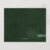 Budget Merry Kerstmis Greenery Foto Holiday Kaart (Achterkant)